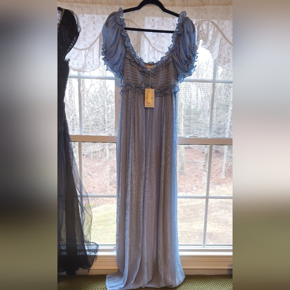 NWT Doen Drew Dress Hyacinth Blue XS - Picture 2 of 8